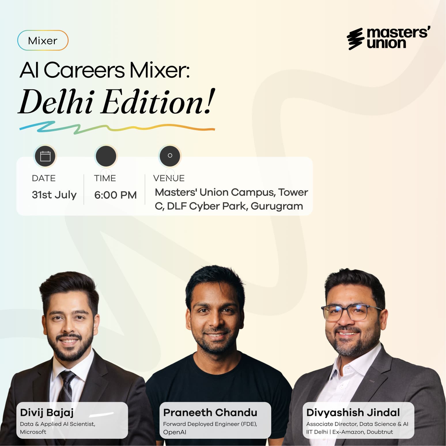 AI Careers Mixer: Delhi Edition