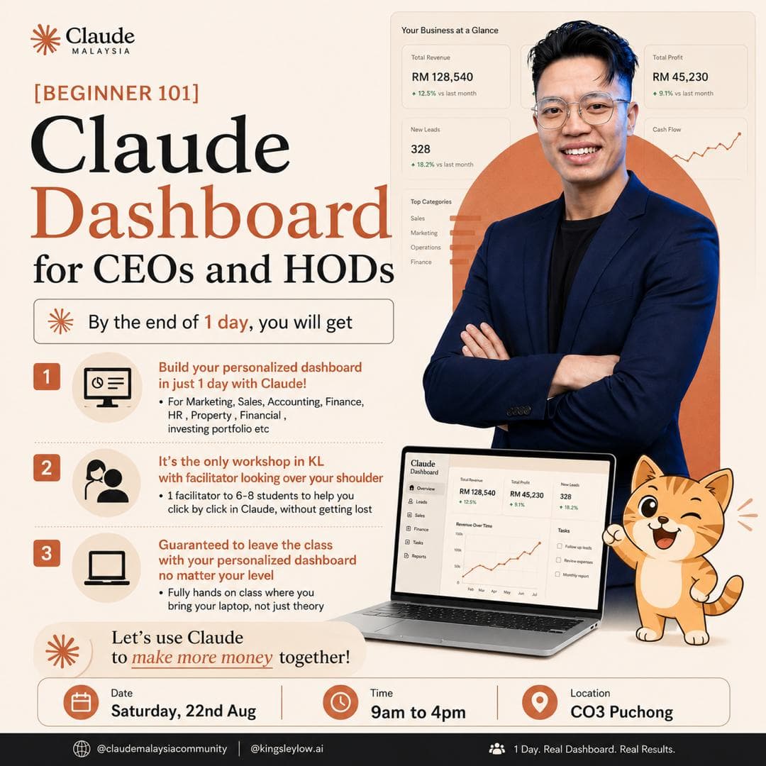 [Beginner 101] Claude Dashboard for CEOs and HODs