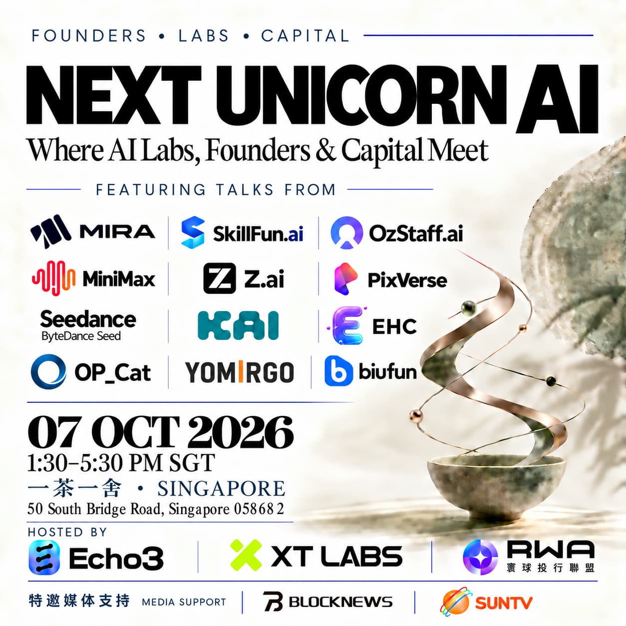 NEXT UNICORN: AI — Where AI Labs, Founders & Capital Meet