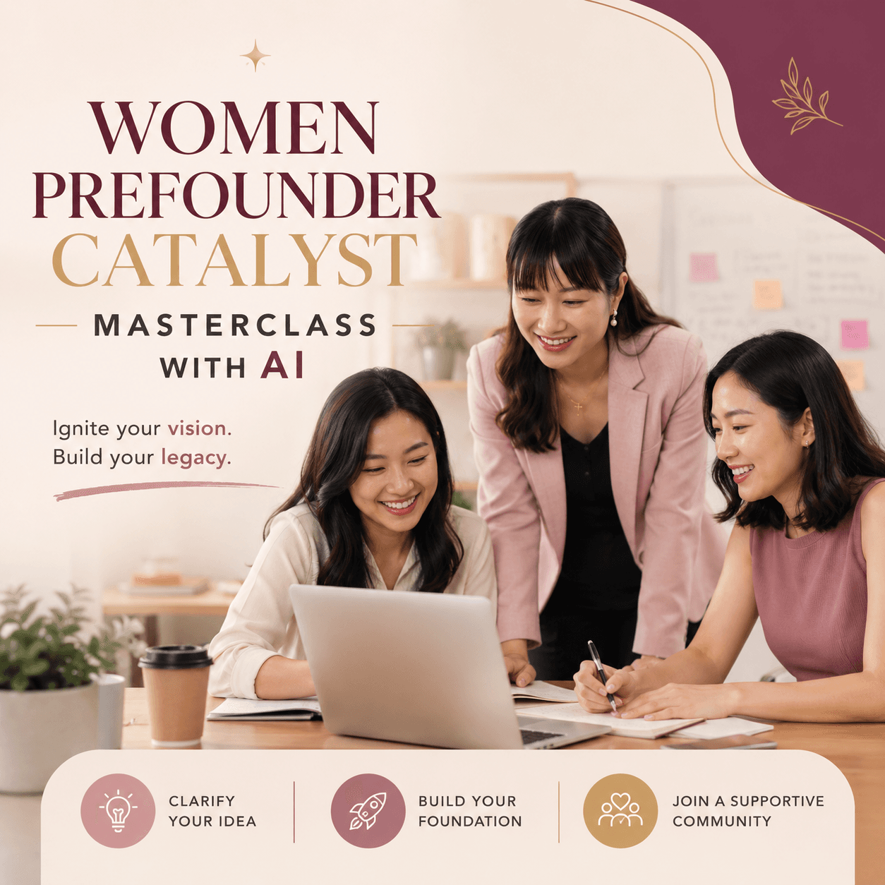 ASN x TGB Pre-Founder Catalyst Masterclass with AI (For Women)