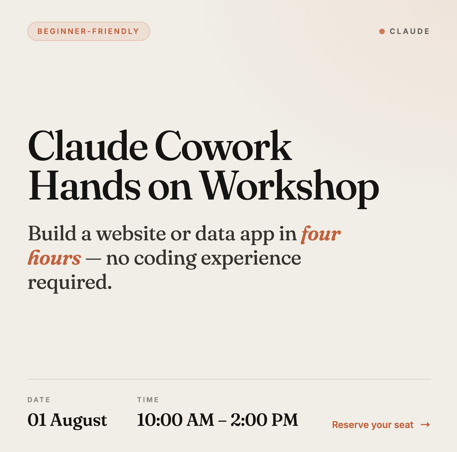 Build Your Website or Data App with Claude Cowork in 4 hours