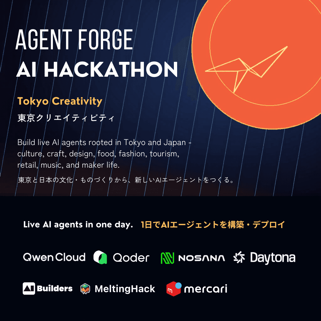 Agent Forge AI Hackathon: Tokyo Creativity