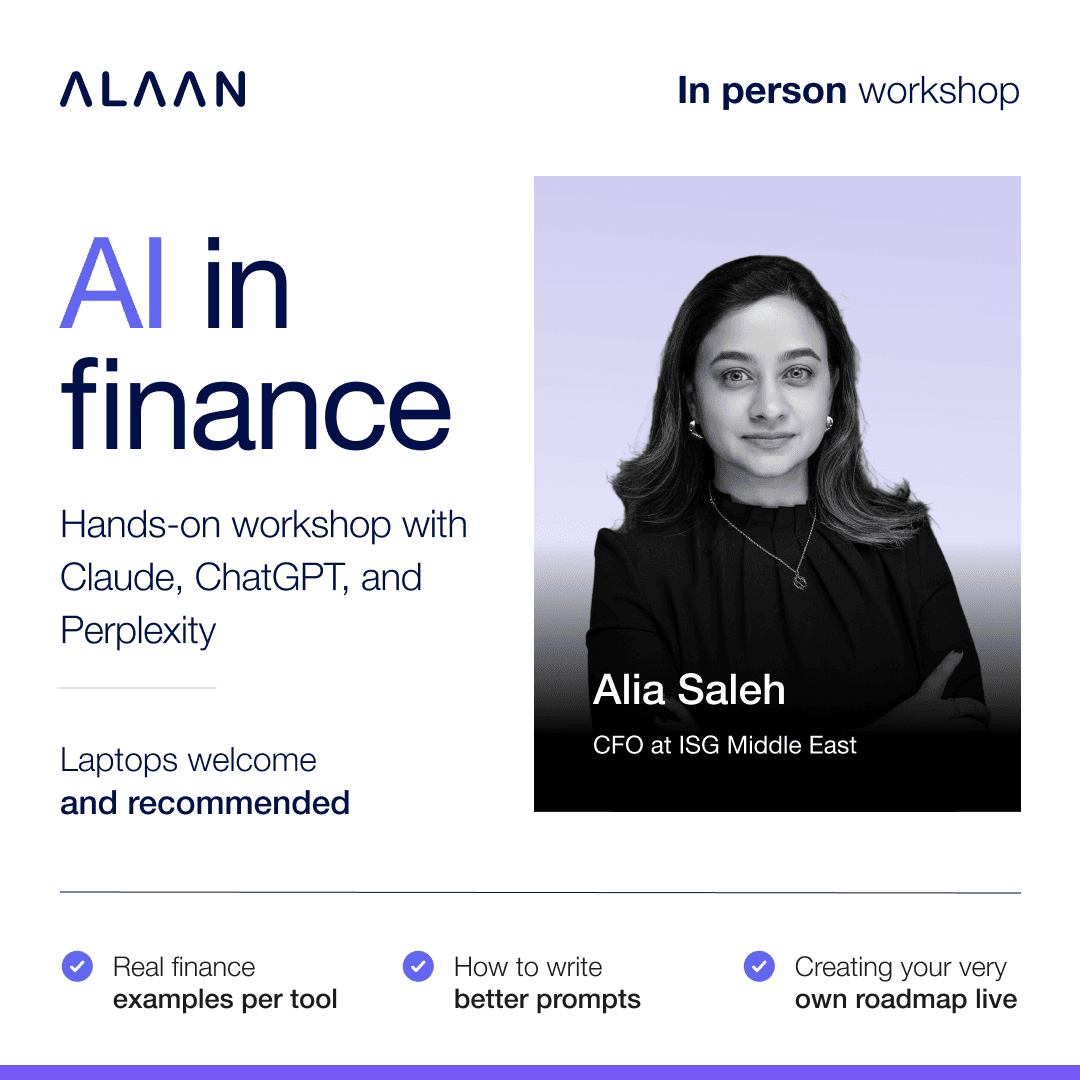 (In-person)AI in finance: Hands-on workshop with Claude, ChatGPT, and Perplexity