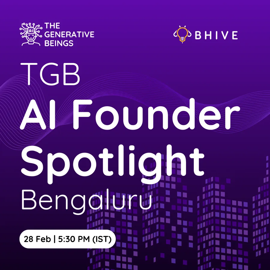 TGB AI Founder Spotlight - Bengaluru