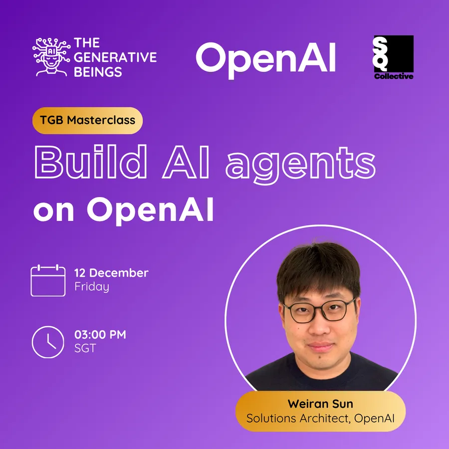 Build AI Agents on OpenAI | TGB x OpenAI