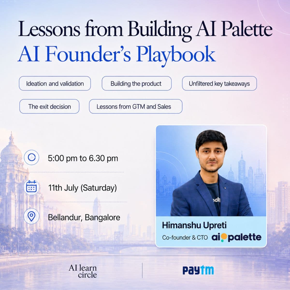 Lessons from Building AI PaletteAI Founder's Playbook