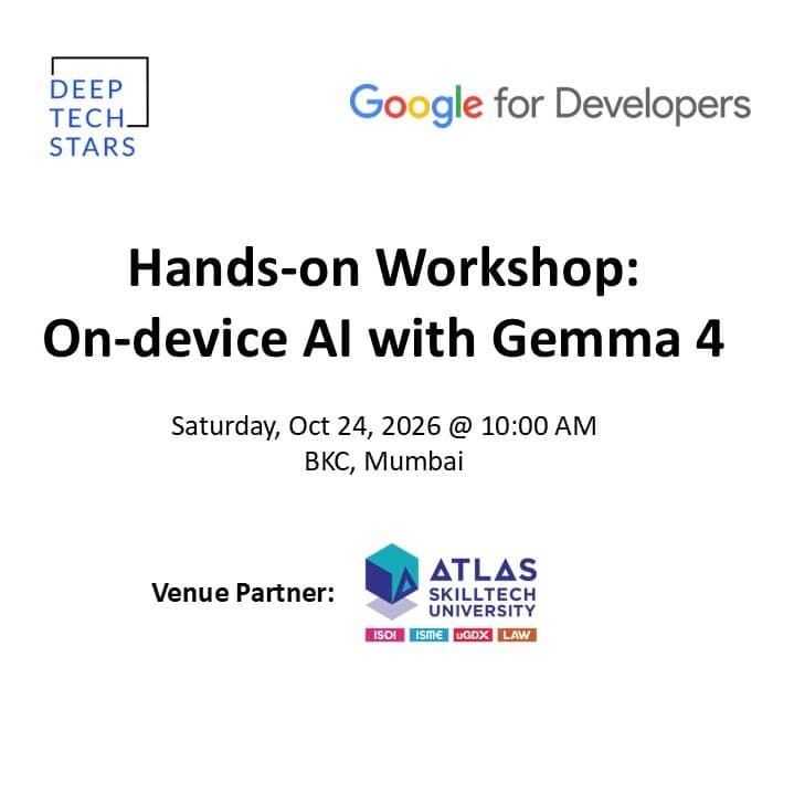 Hands-on Workshop - On-device AI with Gemma 4