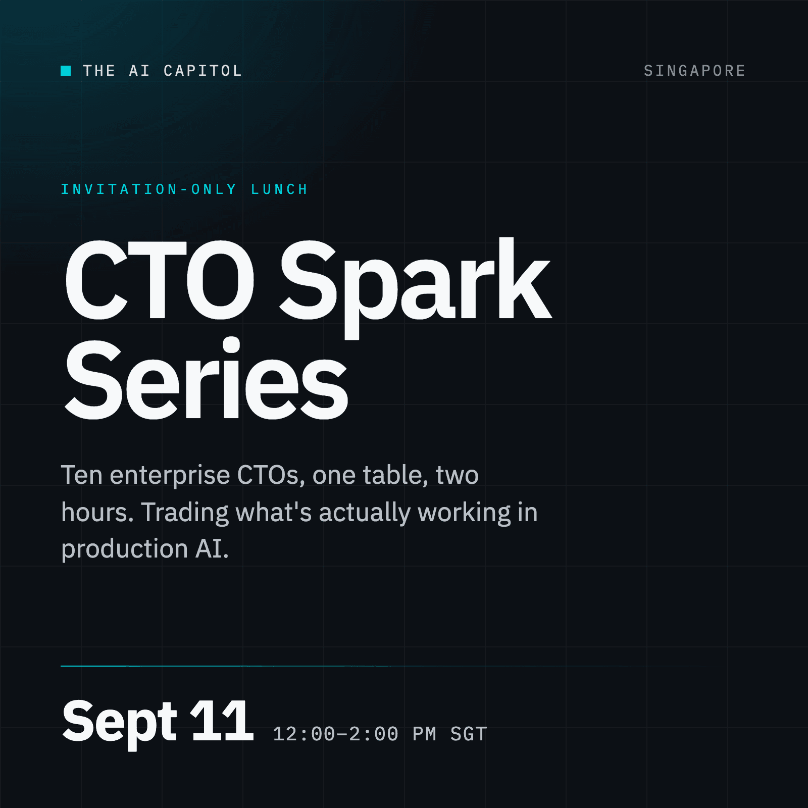 The AI Capitol CTO Spark Series