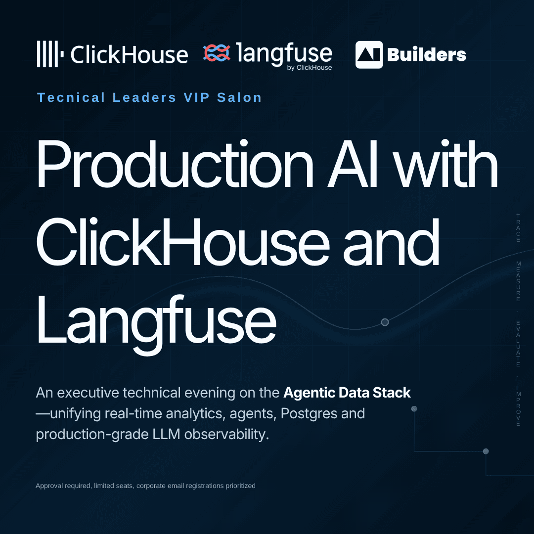 VIP Salon: Production AI with ClickHouse and Langfuse