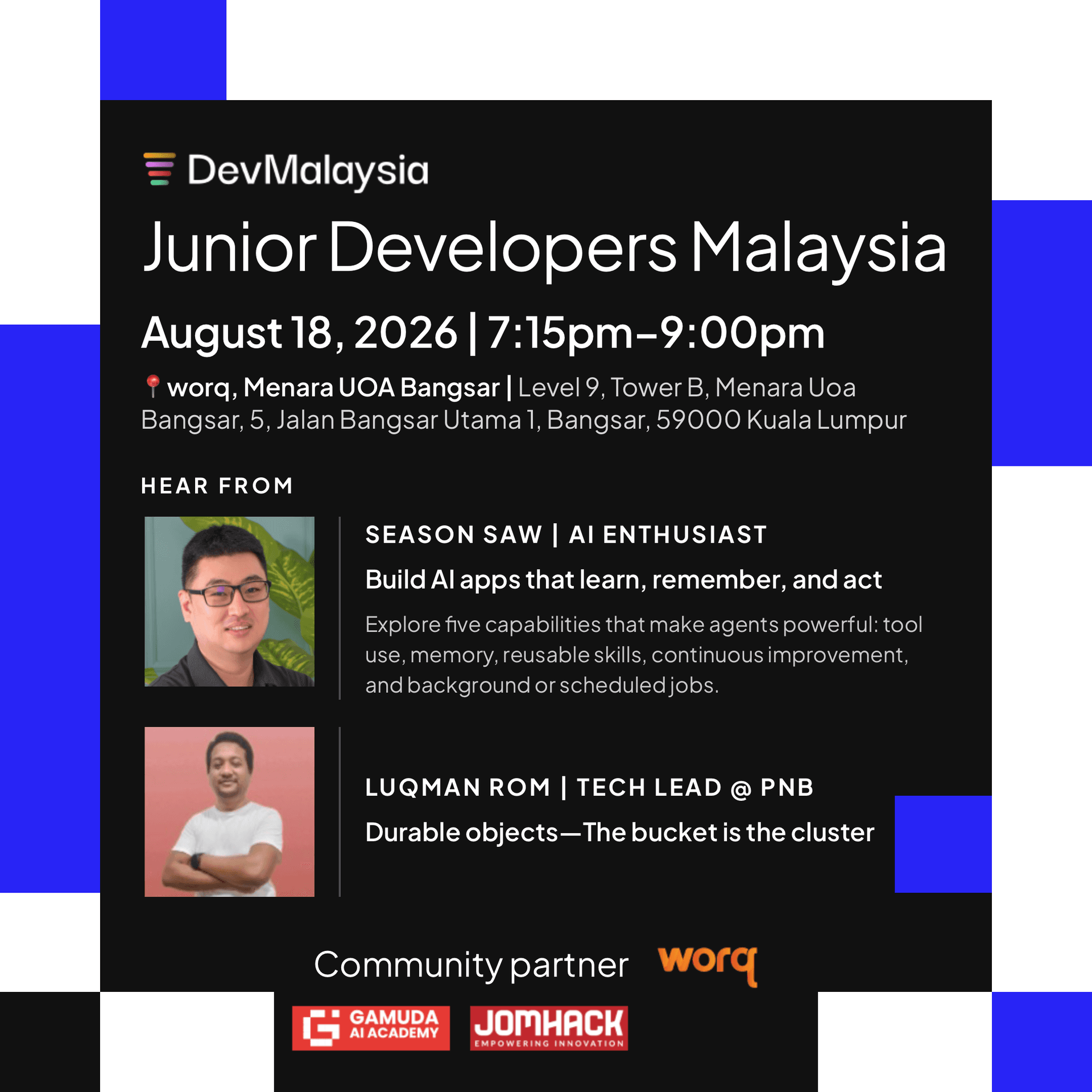 Junior Developers Malaysia Meetup