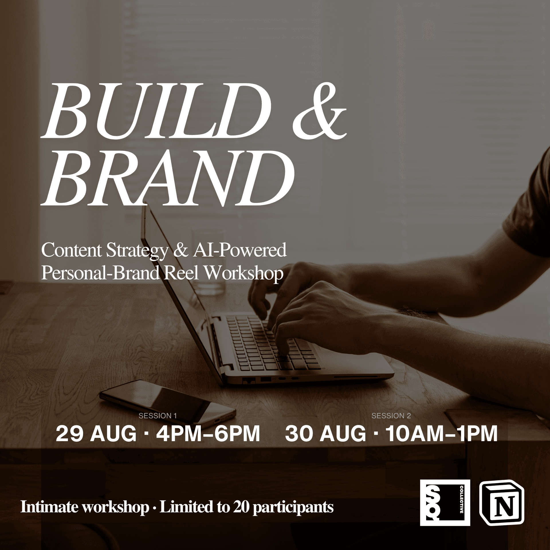 BUILD & BRAND: AI Content Strategy & Personal-Brand Reel Workshop