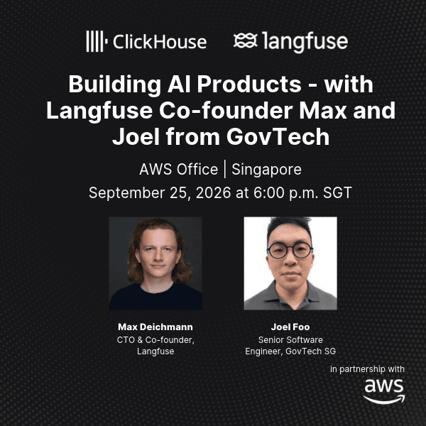 Building AI Products - with Langfuse Co-founder Max and Joel from GovTech
